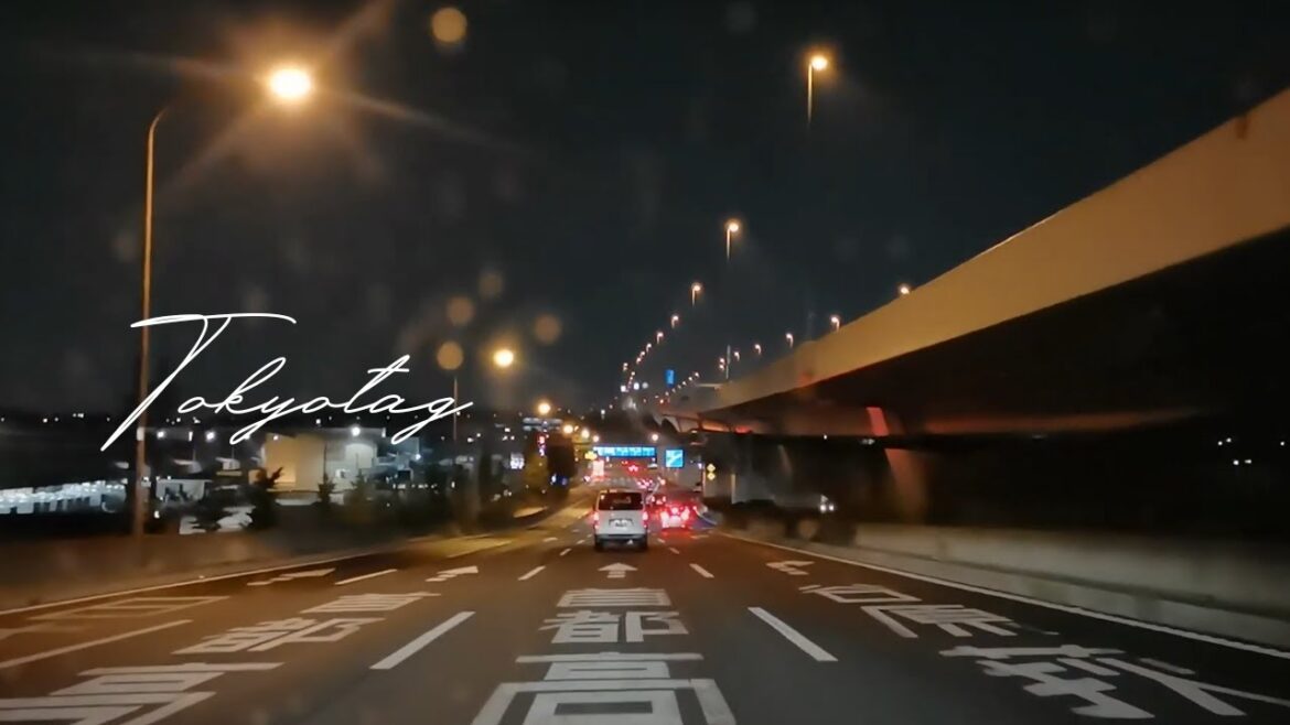 Night Driving | Sasame bridge, Tokyo-Saitama, Japan | 笹目橋 | 国道17号, 新大宮バイパス