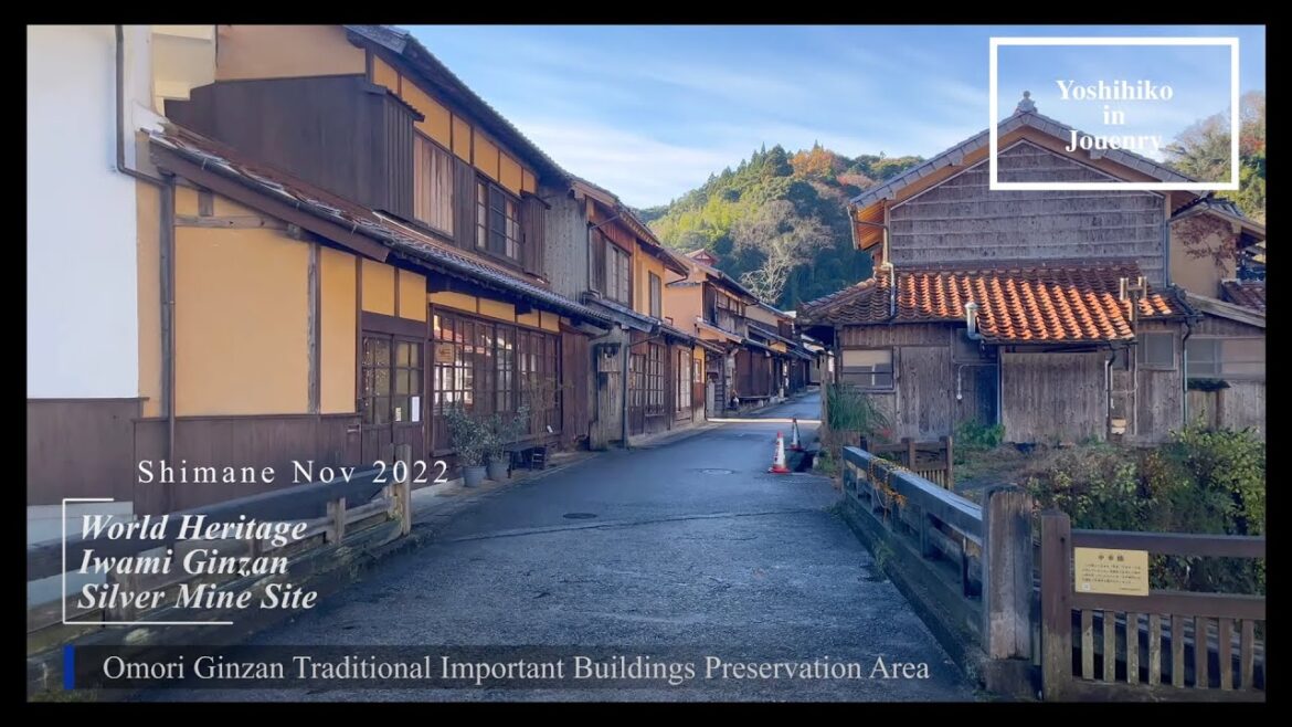 [4K] Beautiful World Heritage. Iwami Ginzan Silver Mine site. Nov. 2022.