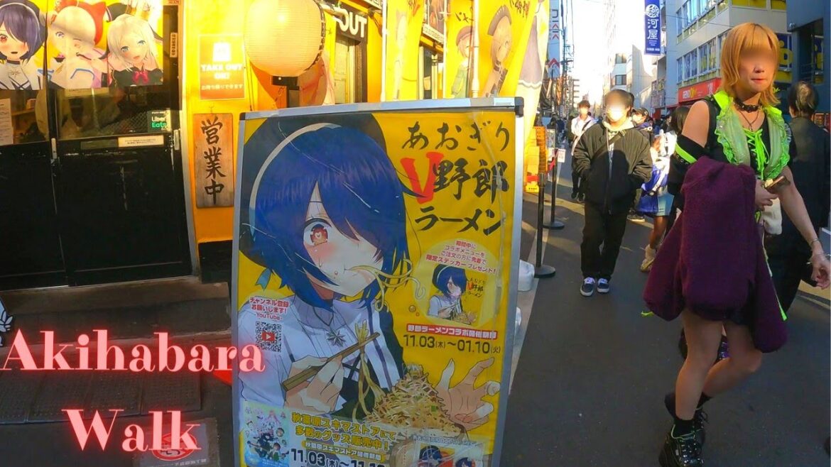 Akihabara Tokyo in Japan walking tour.【4K】12.2022