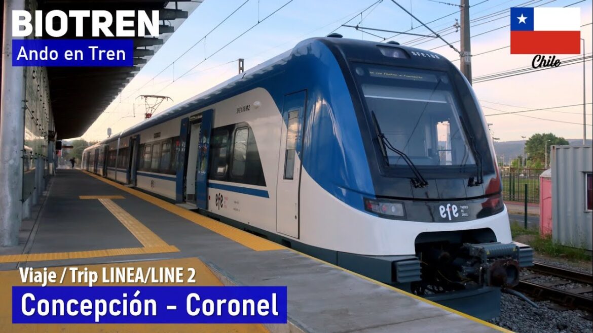 Viaje Tren BIOTREN CONCEPCION CORONEL en nuevos CRRC Siifang SFE100 (SFE-108) | Ando en Tren