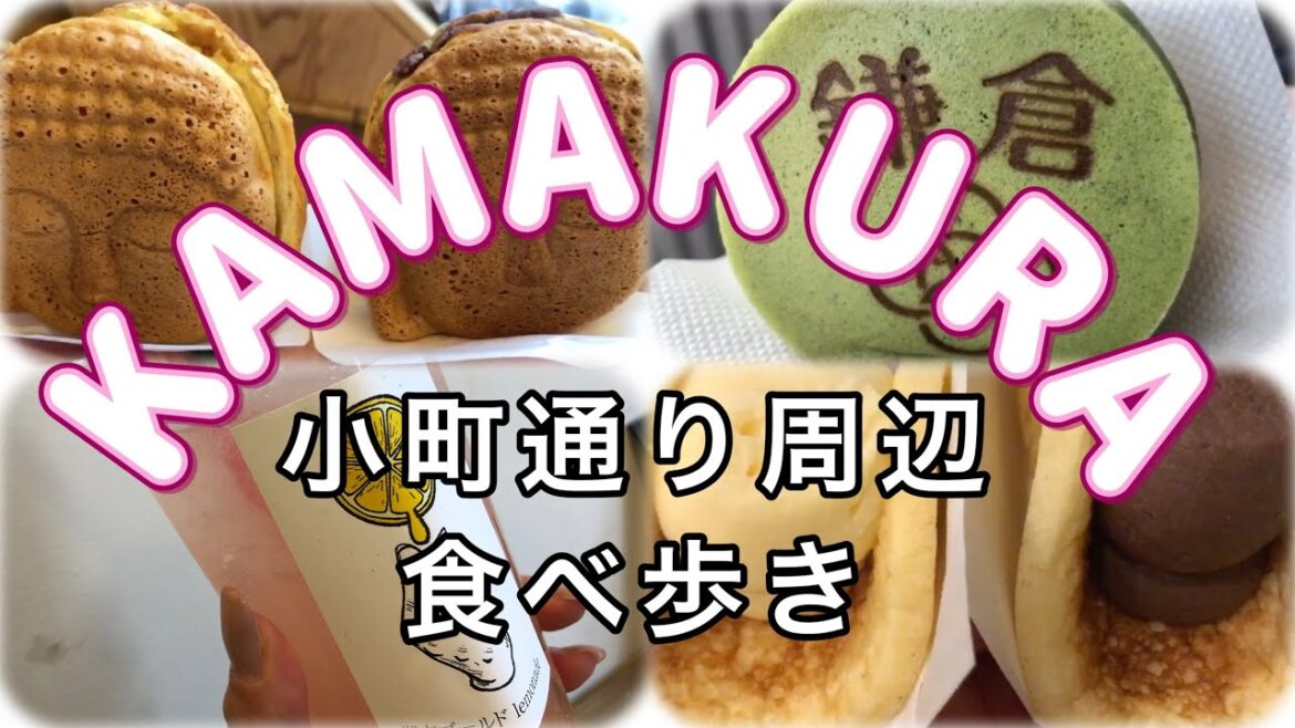 vlog/初詣/鎌倉/鶴岡八幡宮/小町通り/食べ歩き/おすすめグルメ