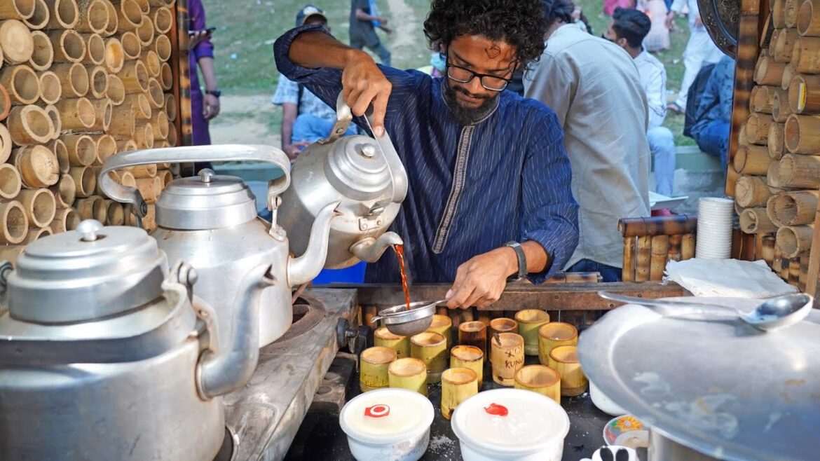 Bamboo Tea – The Most Incredible Tea Made in Bamboo Sticks | Bangladeshi Street Food Bamboo Tea - The Most Incredible Tea Made in Bamboo Sticks | Bangladeshi Street Food