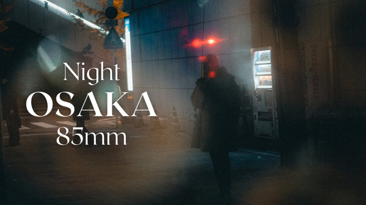 85mm NIGHT Street Photography in Osaka / Sony FE 85mm F1.8 85mm NIGHT Street Photography in Osaka / Sony FE 85mm F1.8