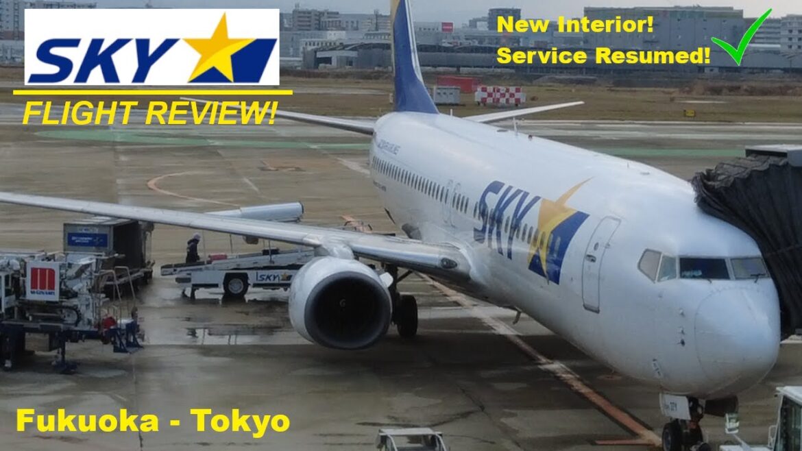 Skymark Airlines in 2022! Flight Review! Low Cost Carrier in Japan | Fukuoka - Tokyo
