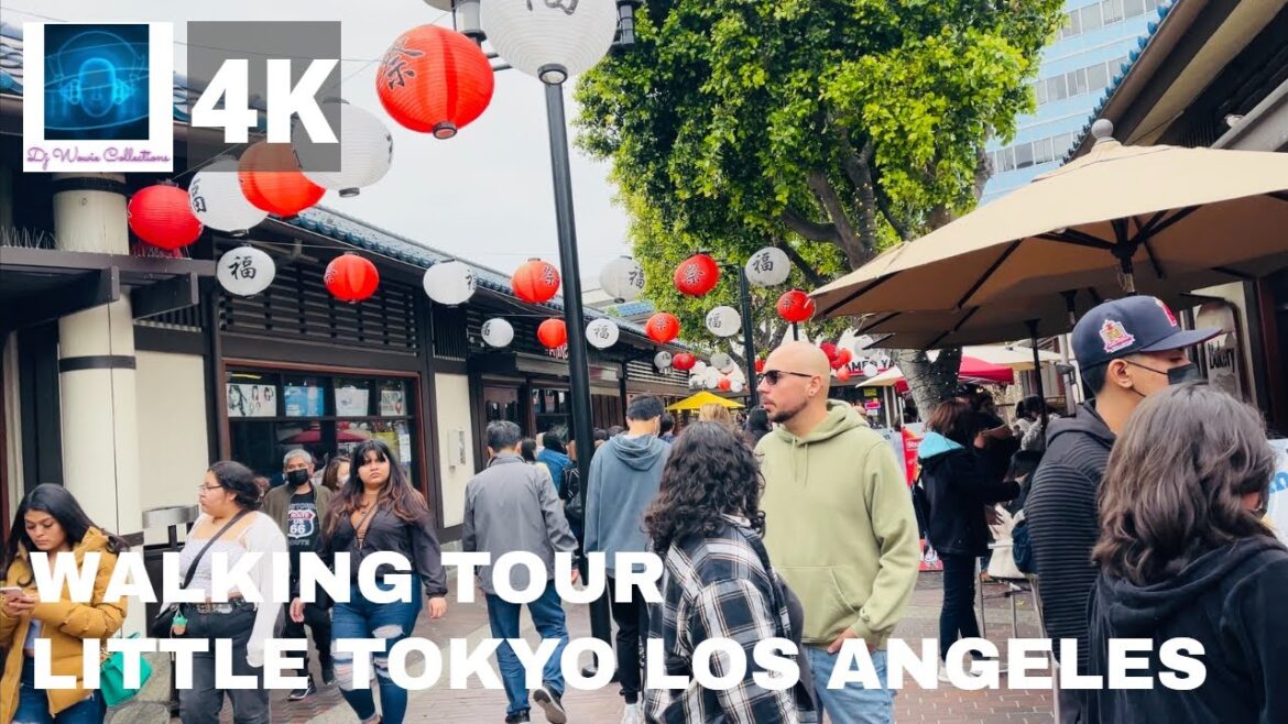 [4K] LITTLE TOKYO LOS ANGELES WALKING TOUR | California USA