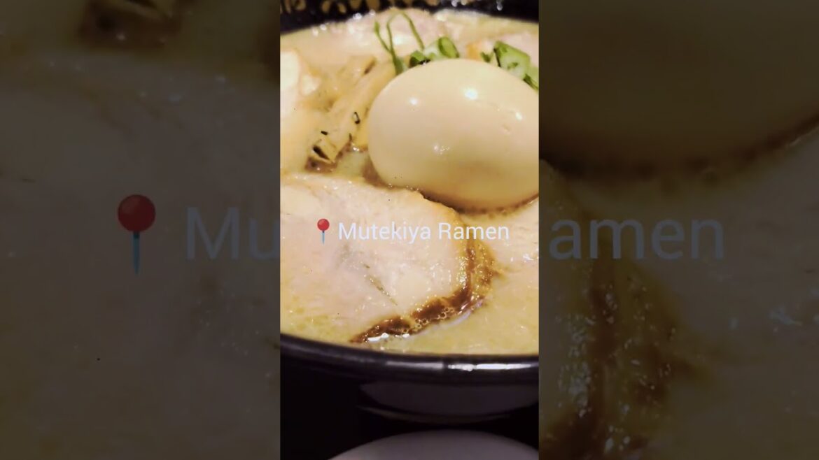 My favorite Ramen 🍜😋 in Ikebukuro,Tokyo, Japan 🗾.(Mutekiya Ramen). Very delicious 😋🤤