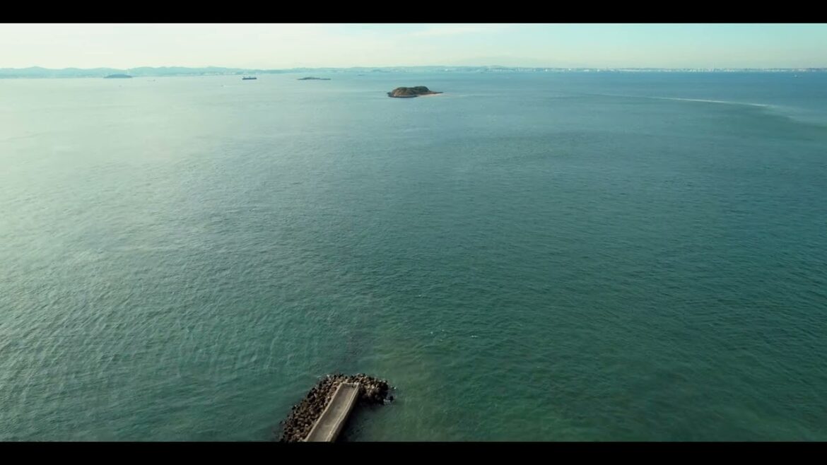 千葉県富津岬, Cape Futtsu - Japan Drone Shot