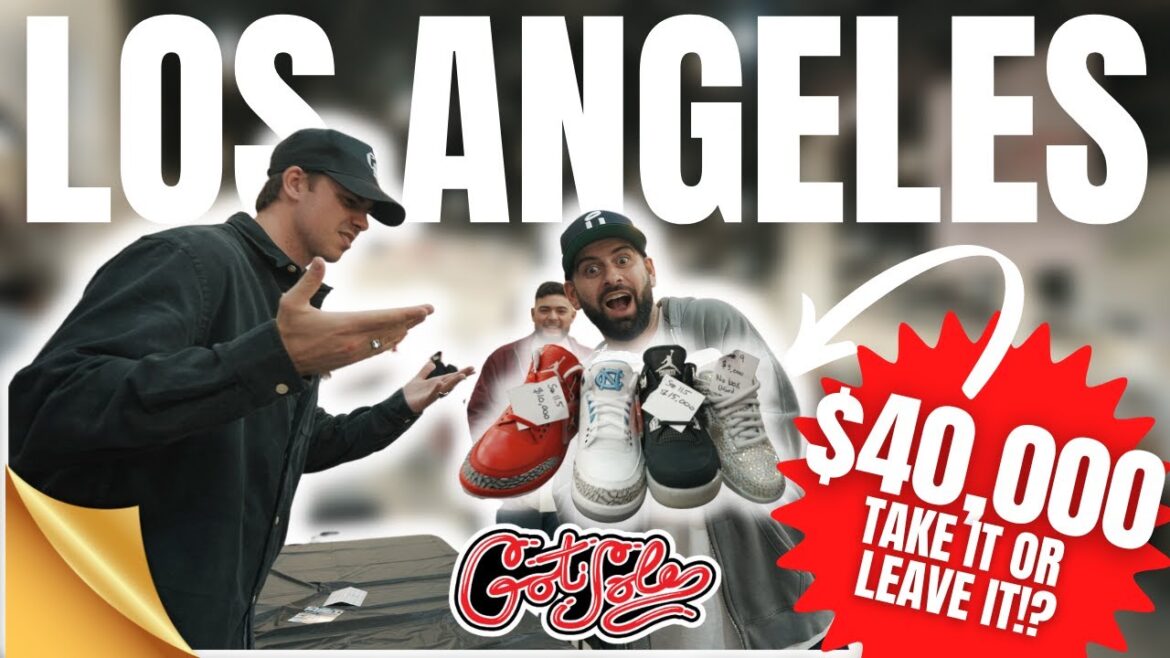 CASHING OUT, CATCHING FAKES, & MORE!!! AT GOT SOLE - LOS ANGELES