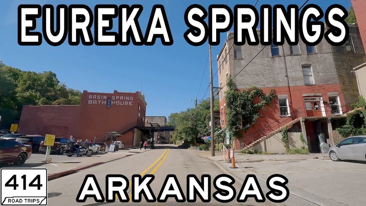 Driving through Eureka Springs, Arkansas Driving through Eureka Springs, Arkansas