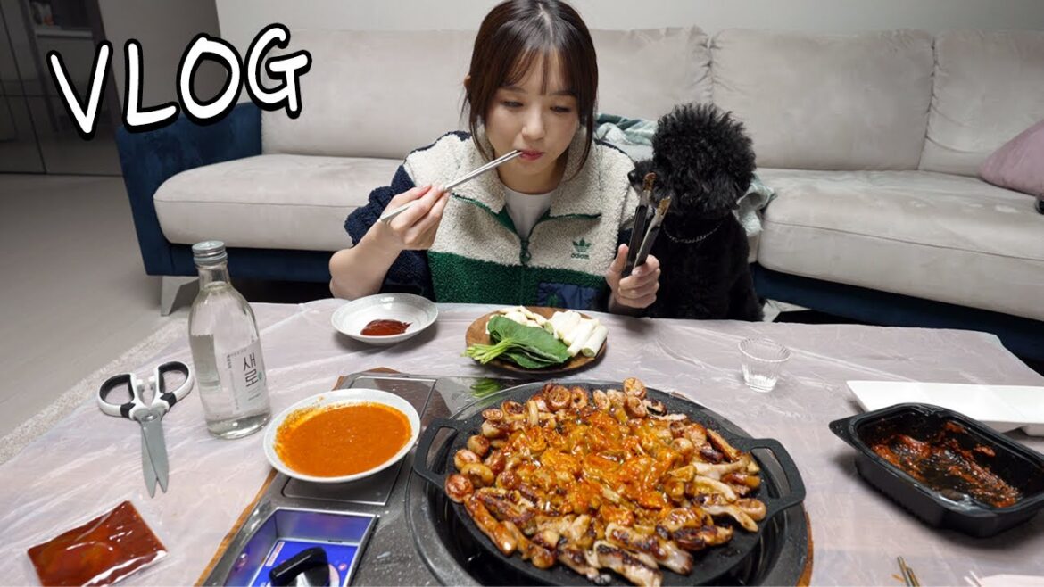 여러분 저 사실... 고백할게 있어요ㅣ막창,마라탕,크림새우ㅣHamzy Vlog