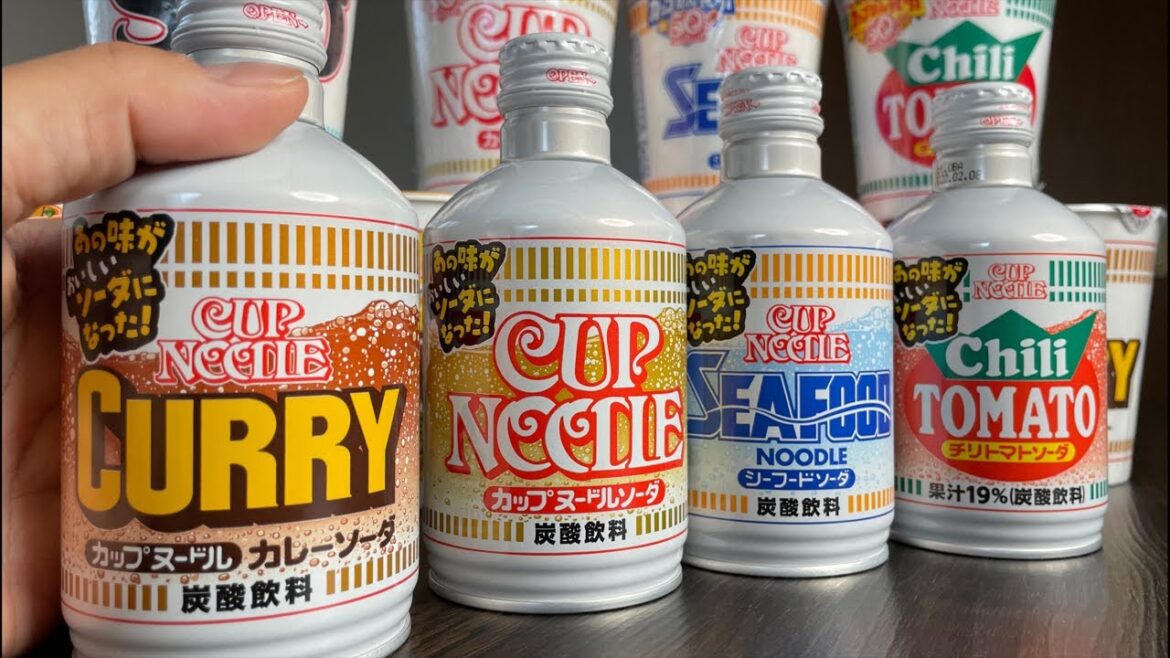Japanese Ramen Soda | Carbonated Cup Noodles
