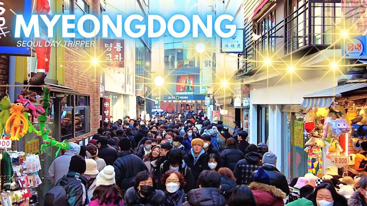 Myeongdong on the busiest day of the year! 🌟 December 2022 | Seoul, South Korea 명동 明洞 ミョンドン