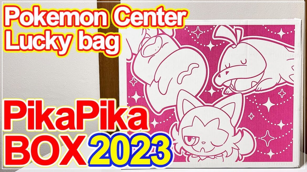 I Got a Pokemon Center LUCKY BAG!!  Pika Pika Box 2023