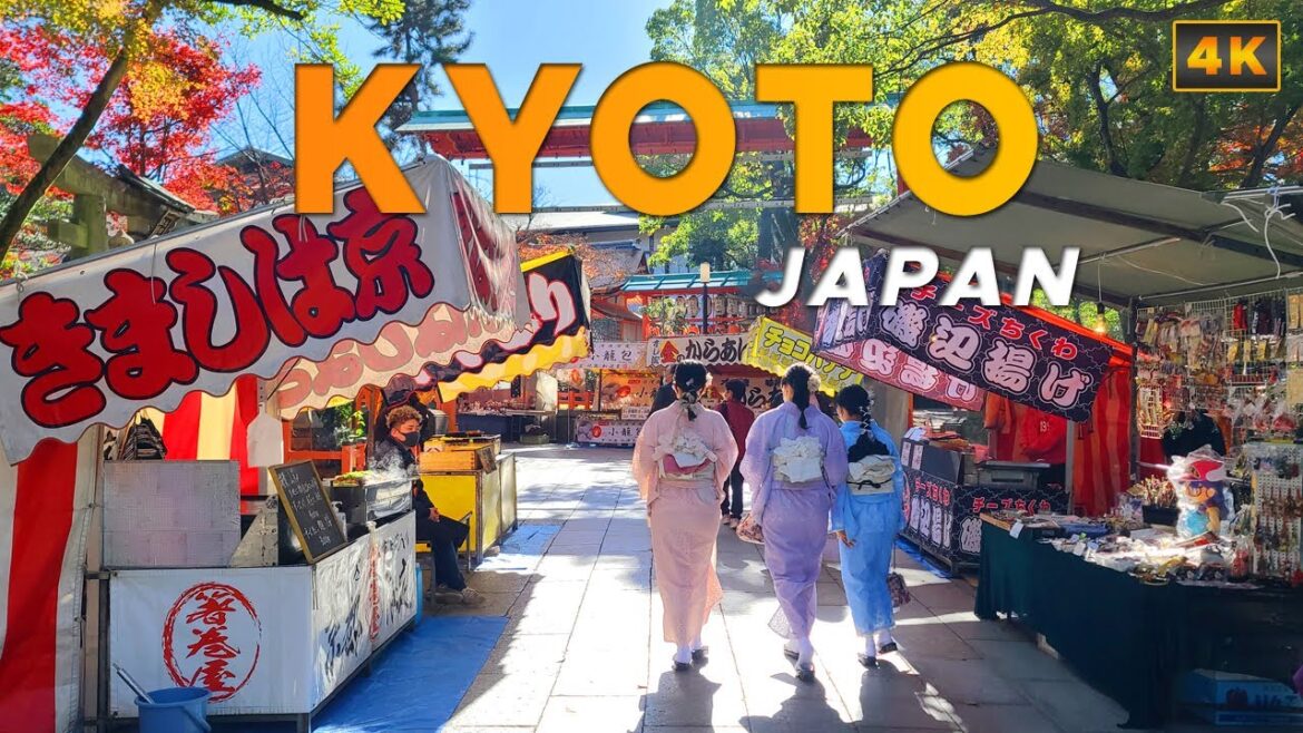 4K Kyoto Walk, Japan | Most Traditional District, Gion 祇園 | Yasaka Shine, Hanami-koji, Karawamachi