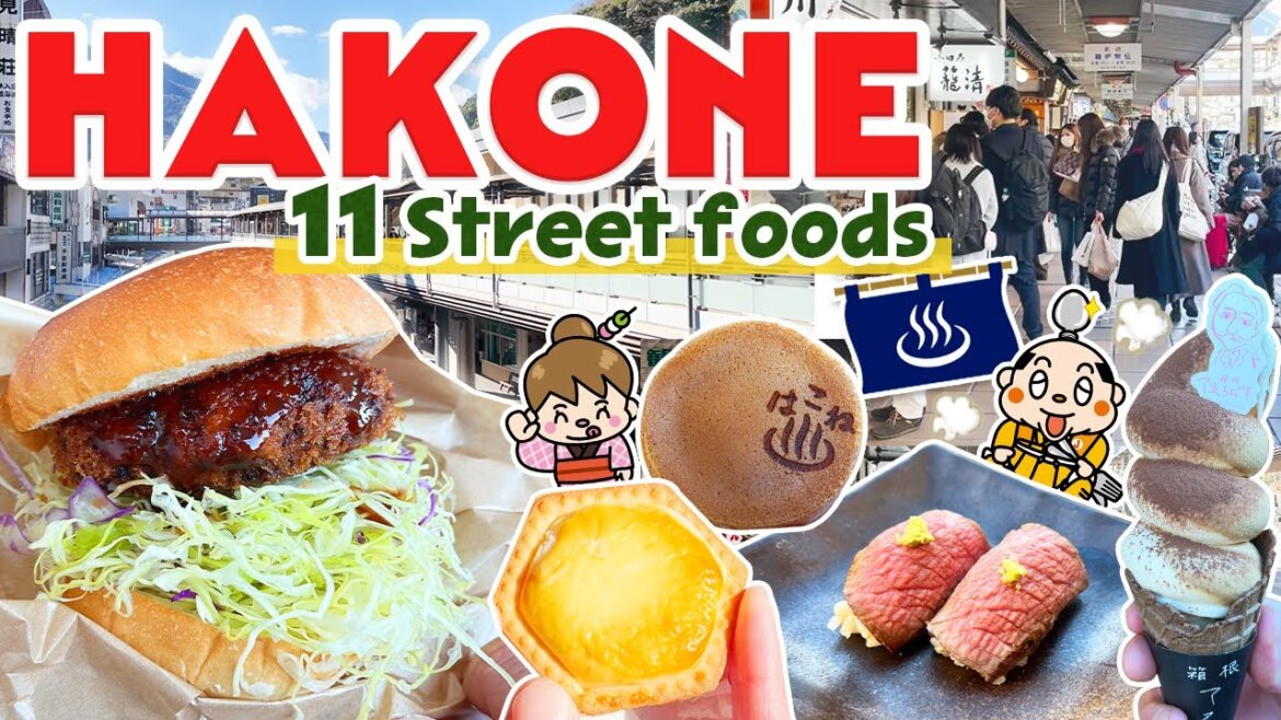 Hakone Onsen Japan Street Food Tour / Day trip from Tokyo