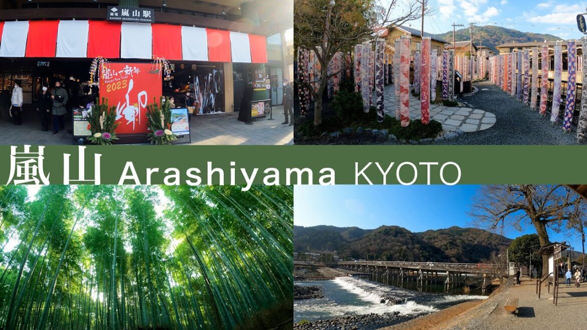 4K【京都嵐山】2022年末の嵐山周辺を散策 Kyoto Arashiyama | walking