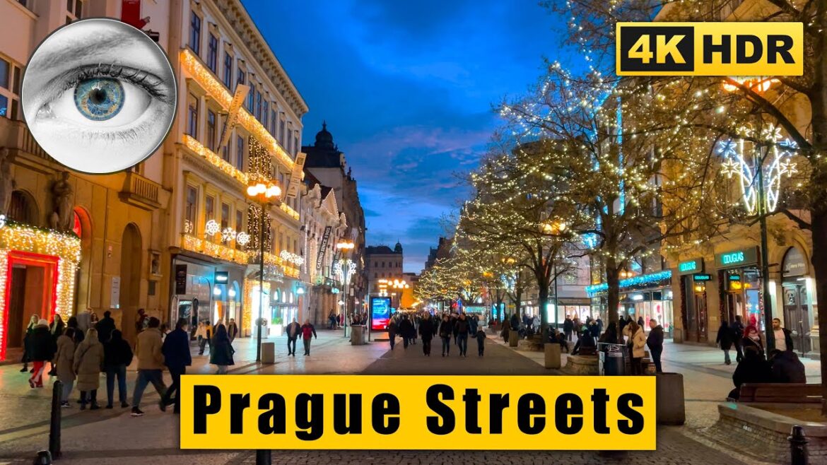 Prague Old Town streets walking tour 🇨🇿 Czech Republic 4k HDR ASMR