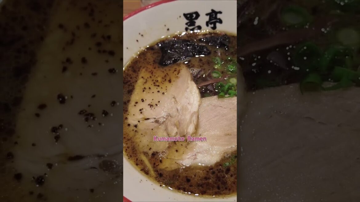 Creamy taste Kumamoto Ramen Creamy taste Kumamoto Ramen