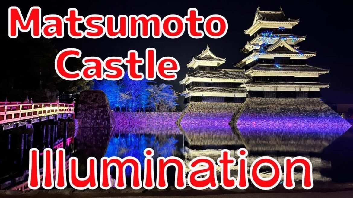 Matsumoto Castle Laser Mapping Illumination✨ | 国宝 松本城のレーザーマッピング Matsumoto Castle Laser Mapping Illumination✨ | 国宝 松本城のレーザーマッピング