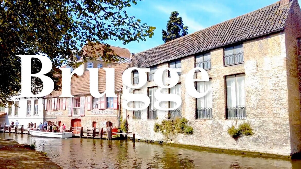 Brugges Belgium City Tour 4K
