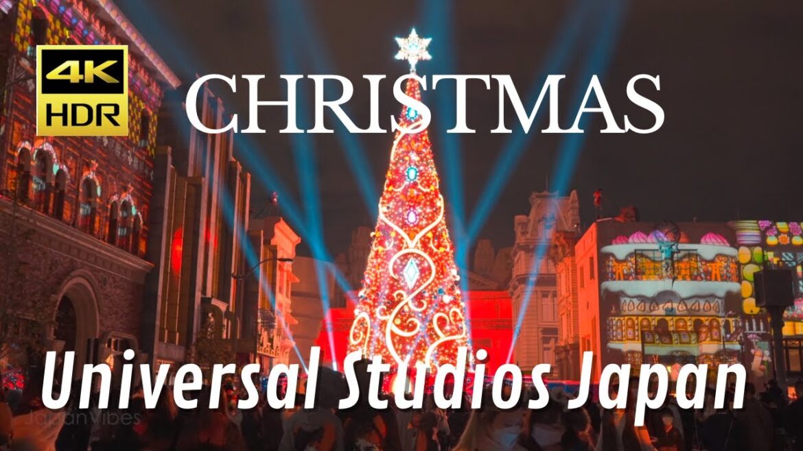 Universal Studios Japan Christmas season 2022