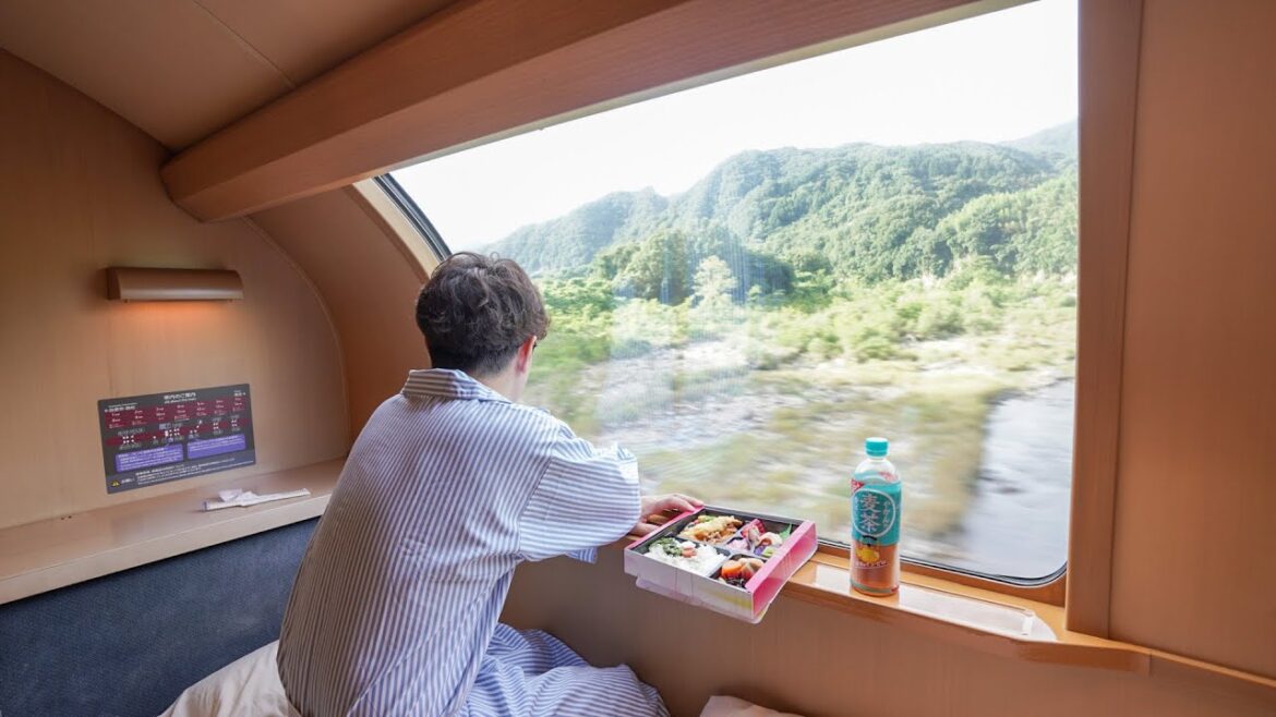 expensive Private Room on Japan's Overnight Sleeper Train🚅😪12 Hour Trip from Tokyo to Izumo City