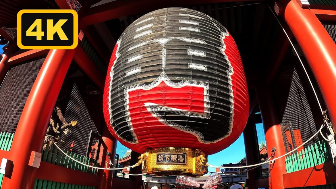 JAPAN// Asakusa, Tokyo - Virtual Walking Tour【4K】 PART 1