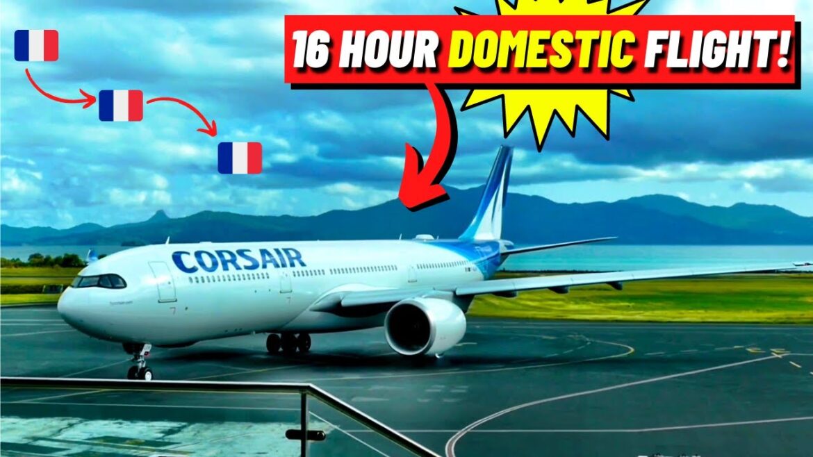 I flew on one of the world's longest domestic flights. (10,000+km, 16 hours) I flew on one of the world's longest domestic flights. (10,000+km, 16 hours)