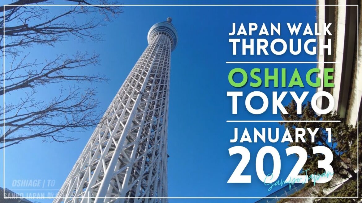 [4K] New Year's Day in Oshiage, TOKYO (January 1, 2023) | JAPAN WALK THROUGH