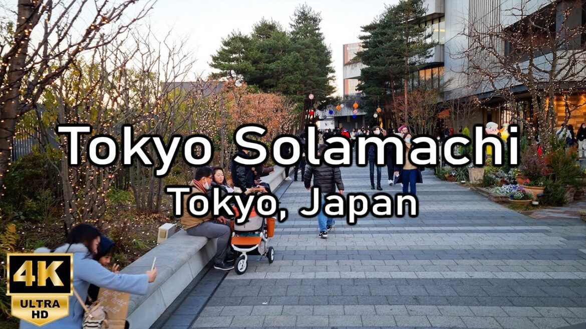 Tokyo Solamachi on New Year's Day 2023 | 4K | Tokyo Sky Tree | Tokyo Japan | Walking Tour
