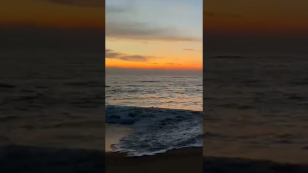 When the sun goes down, visit the beach. 💕🌎 #shorts p#youtubeshorts #vairalshort