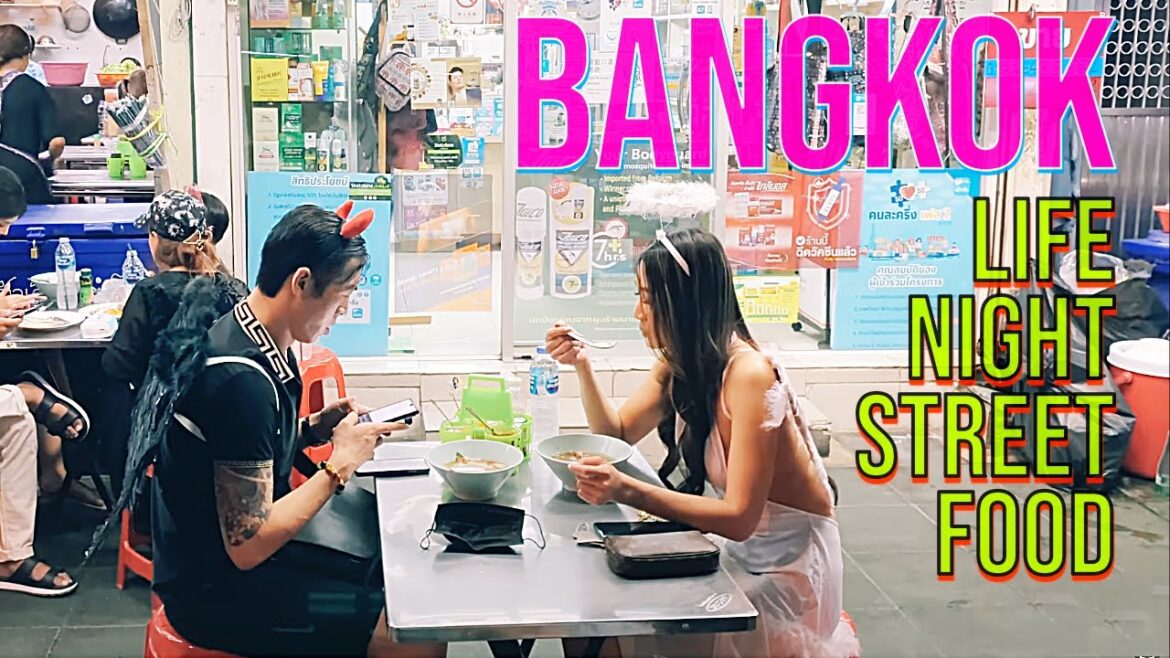 🇹🇭 Bangkok Nightlife. Street Food. Walking Tour. Halloween 2022 🇹🇭 Bangkok Nightlife. Street Food. Walking Tour. Halloween 2022