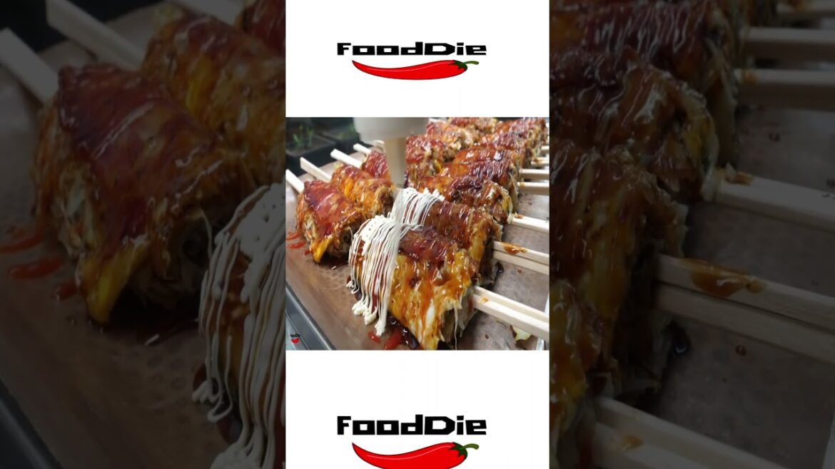 HOW JAPANESE STREET FOOD EGG CHEESE ROLL PANCAKE MADE