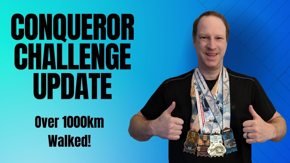 CONQUEROR CHALLENGE MEDAL UNBOXING!