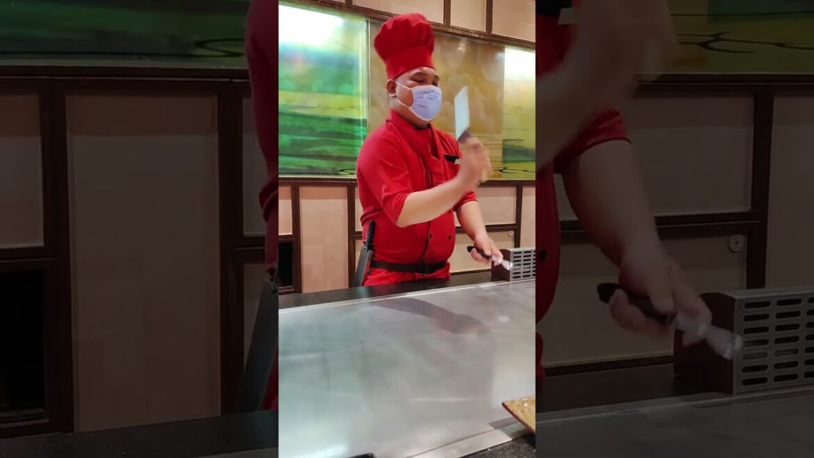 Teppanyaki skill #shorts