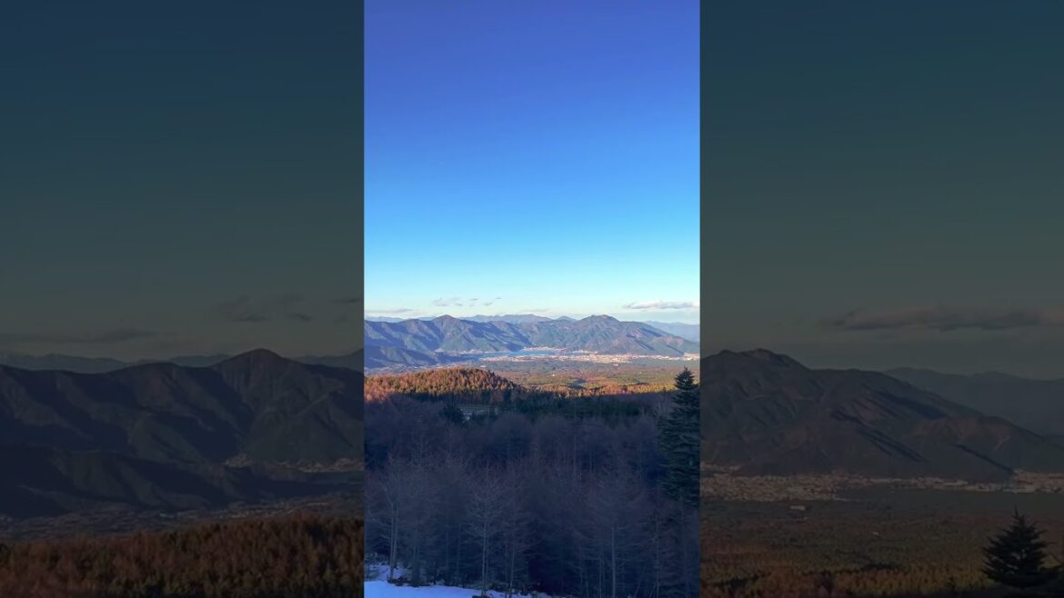 City ​​view from mount Fuji-san #japan
