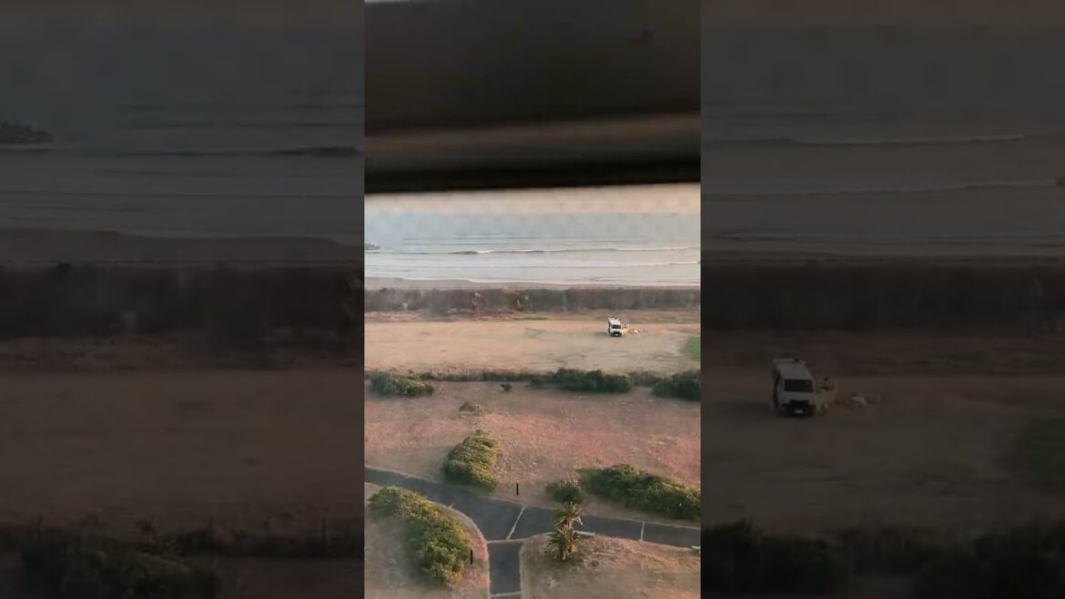 【エレベーターで上がると海が見えてきた】亀の井ホテル 九十九里（千葉県） #shorts