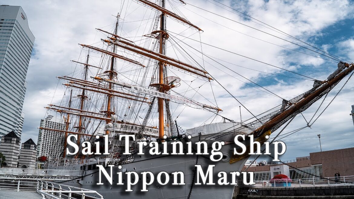 Sail Training Ship Nippon Maru at Yokohama, Japan【Full Tour in 4k】