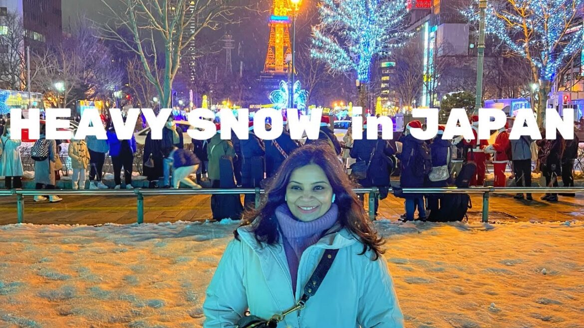 CHRISTMAS in NORTHERN JAPAN - SAPPORO | INDIAN GIRL Solo Travel to JAPAN | EP 4