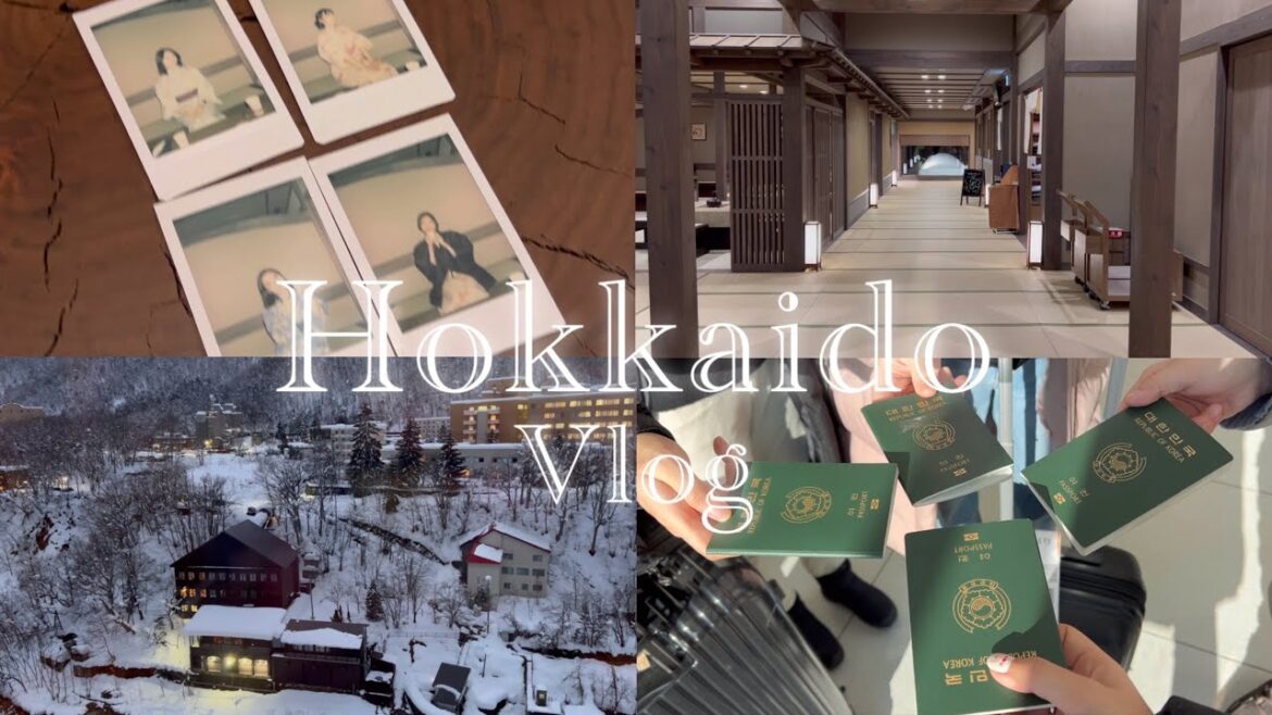 [eng sub] 친구 넷이서 떠난#조잔케이 #홋카이도 료칸 여행 🫶 얘두라 싸라해~ #Hokkaido travel to Ryokan with my friends 💖 #vlog