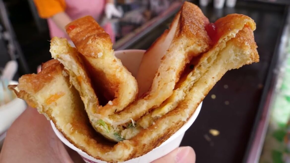 6,000,000 VIEWS!┃Cheese Hamburger Toast┃Japanese Street Food toast jester otv tinakitten scarra