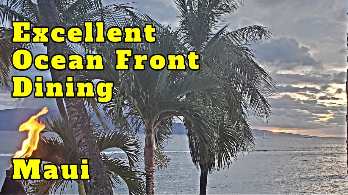 Kimo's Restaurant Lahaina Maui. Excellent Ocean Front Dining. Sunsets