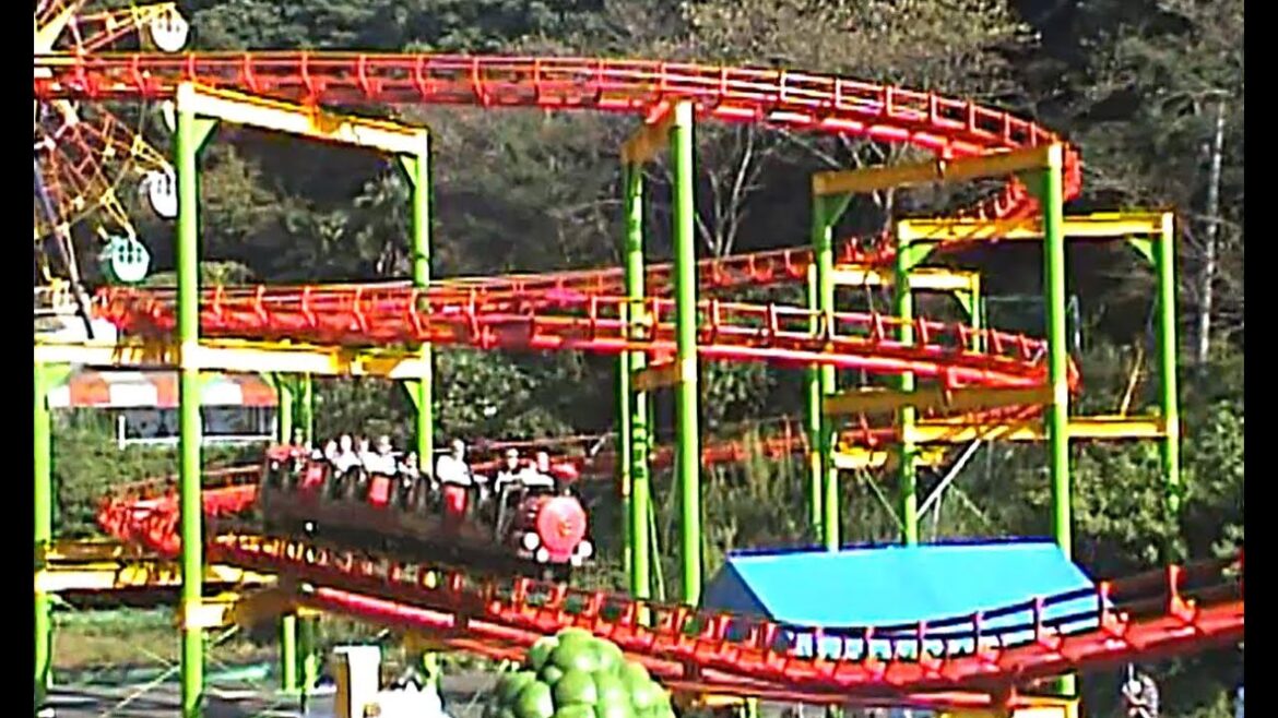 Train Coaster (Including POV) - Dazaifu Yuenchi Japan