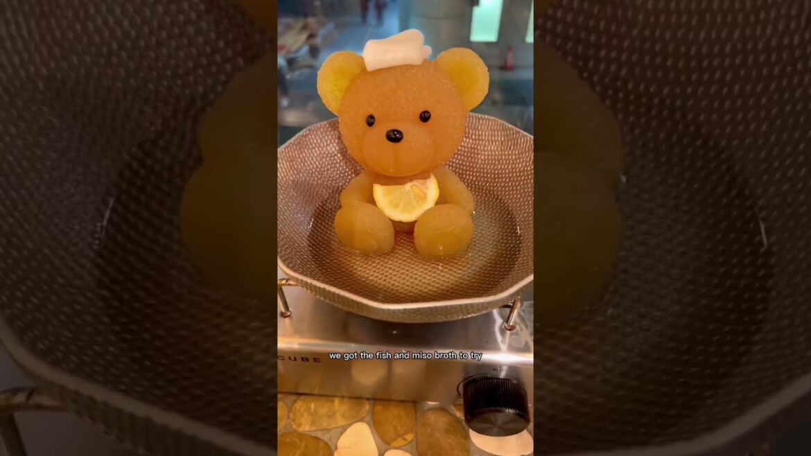 the cutest shabu shabu in Japan 🧸