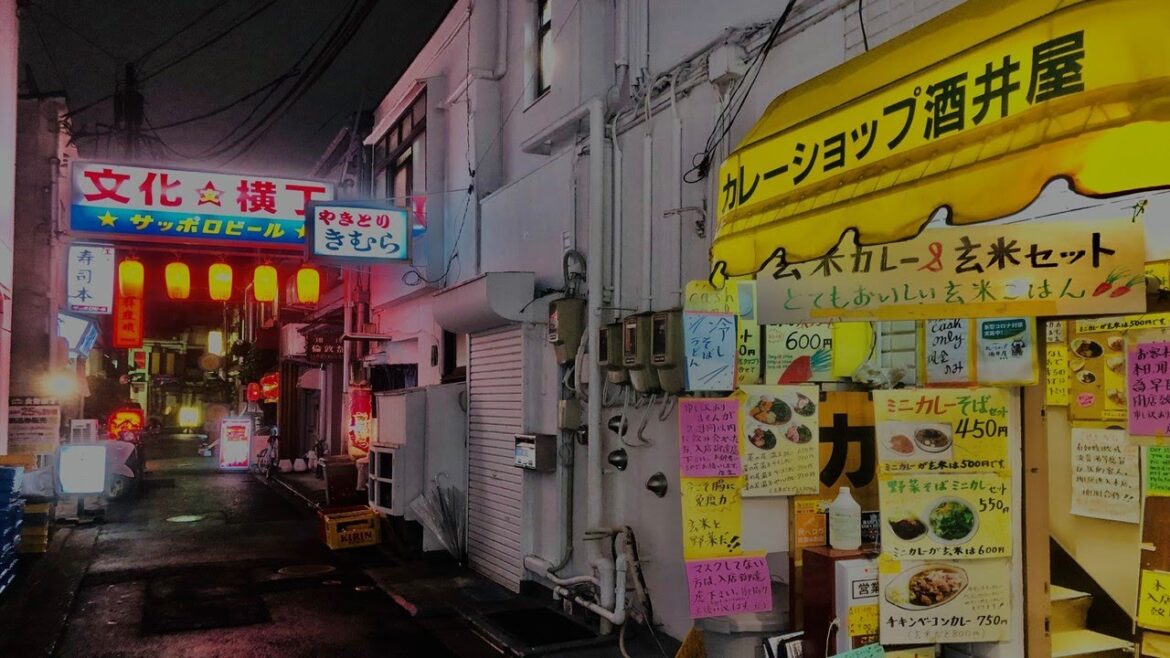 仙台 文化横丁 壱弐参(いろは)横丁　Bunka Yokocho, Sendai City  Miyagi Prefecture, Japan