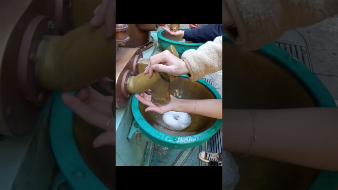 Mickey Mouse Soap - Washing our hands at Disney Sea in Tokyo 2022