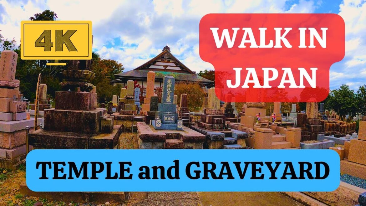 Temple Graveyard in Nagatoro - Walk in Japan (4K 60FPS)