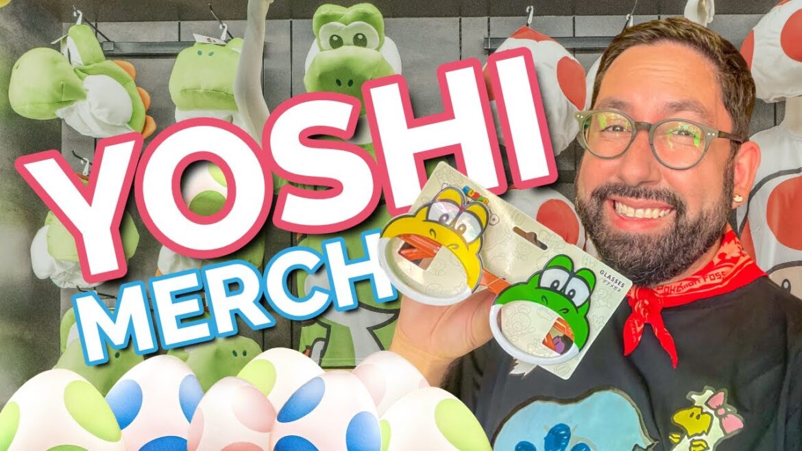 ALL THE CUTE Yoshi Merchandise at Super Nintendo World inside Universal Studios Japan!