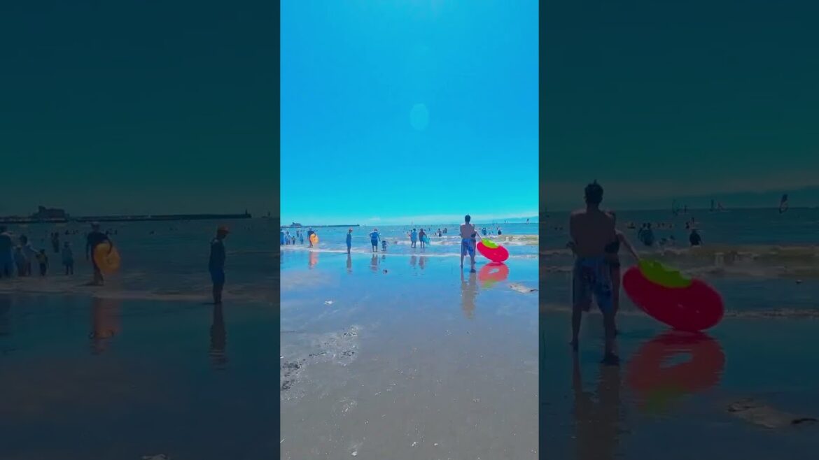 Japan's Most Popular Zushi Beach Near Tokyo – 逗子海岸 #shorts Japan's Most Popular Zushi Beach Near Tokyo - 逗子海岸 #shorts