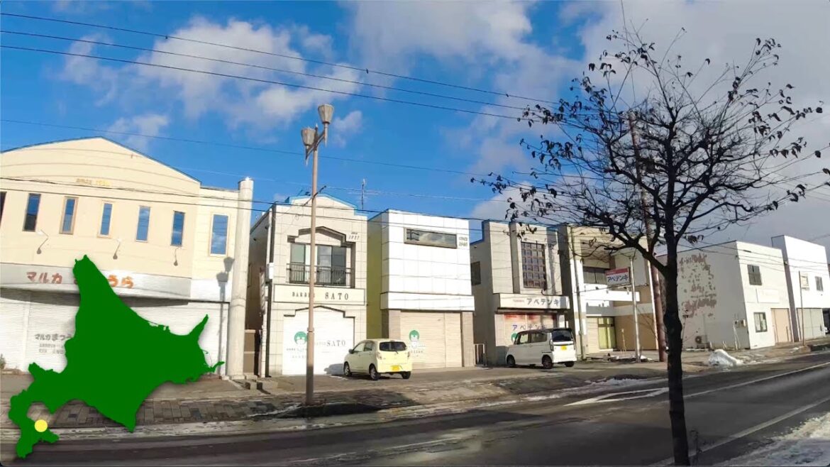 4K Walk Japan 森町の商店街を散歩 2022年12月 4K Walk Japan 森町の商店街を散歩 2022年12月